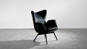 KARE Design Armchair Tudor Velvet Creme