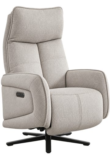 Prestige Electric Swivel Recliner Chair Fabric Rabbit