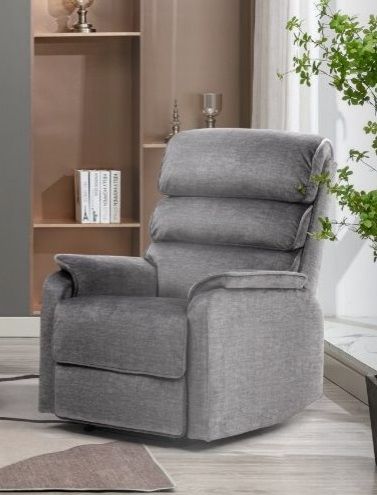 AM Savoy Chair Electric Recliner Grey