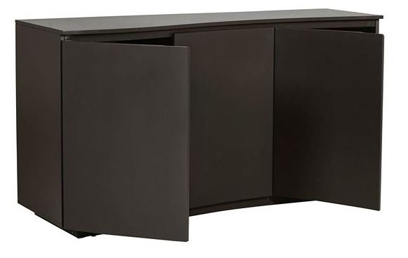Daiva Sideboard 3 Door - Charcoal Matt With Led
