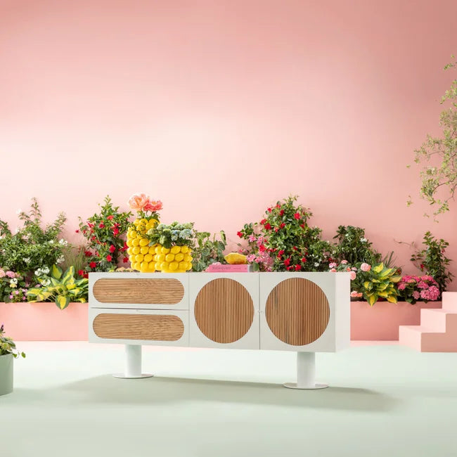 Kare Sideboard Atomic White 183x76cm