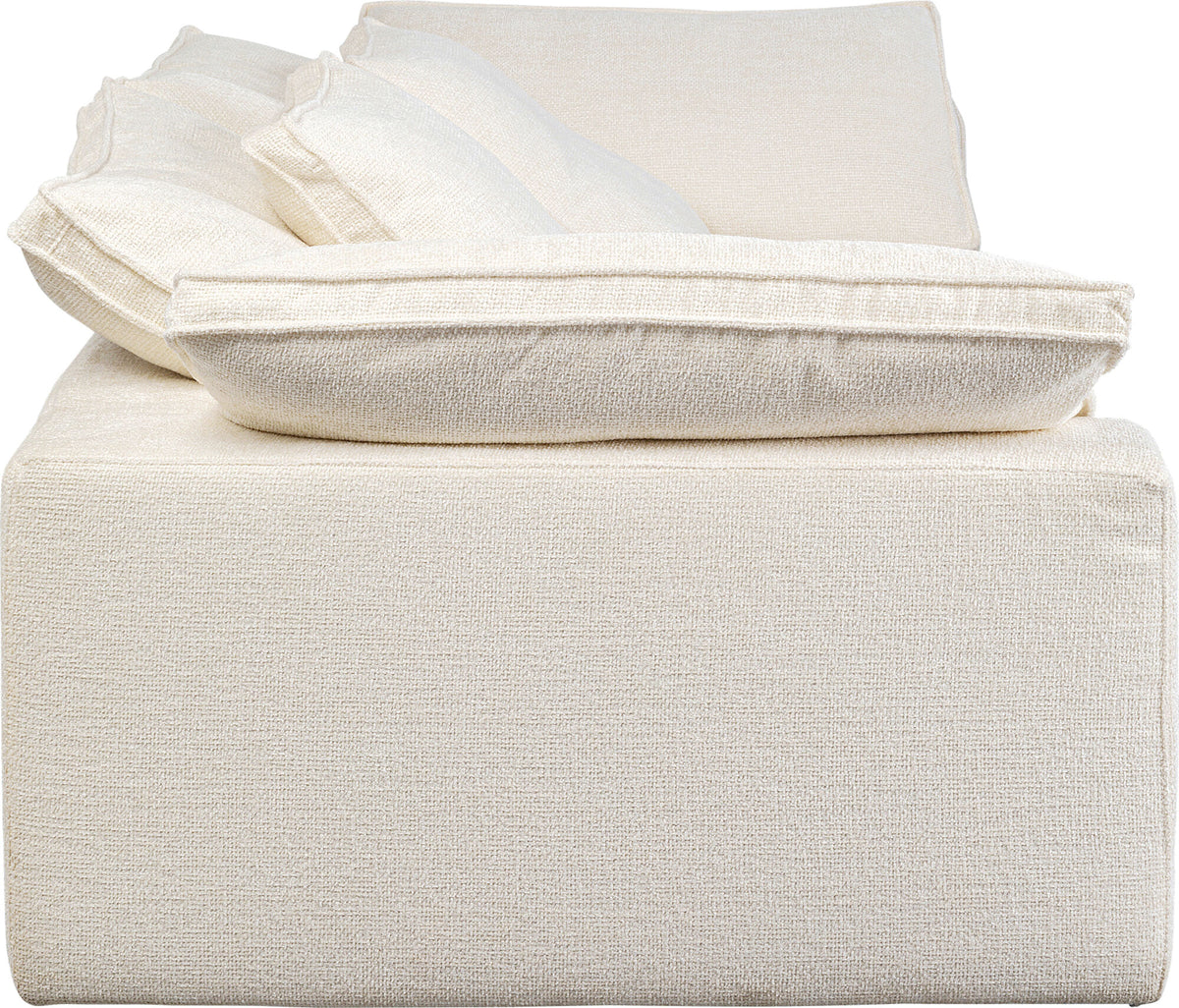 KARE Design Carole 3-Seat Sofa 90.6x44.1x30.3in White Beige