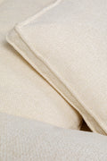 KARE Design Carole 3-Seat Sofa 90.6x44.1x30.3in White Beige