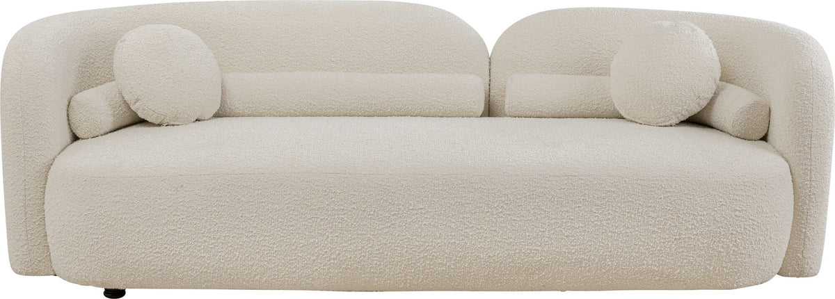 KARE Design Kelly Three-Seat Sofa White 88.6 in