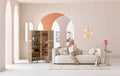 KARE Design Kelly Three-Seat Sofa White 88.6 in