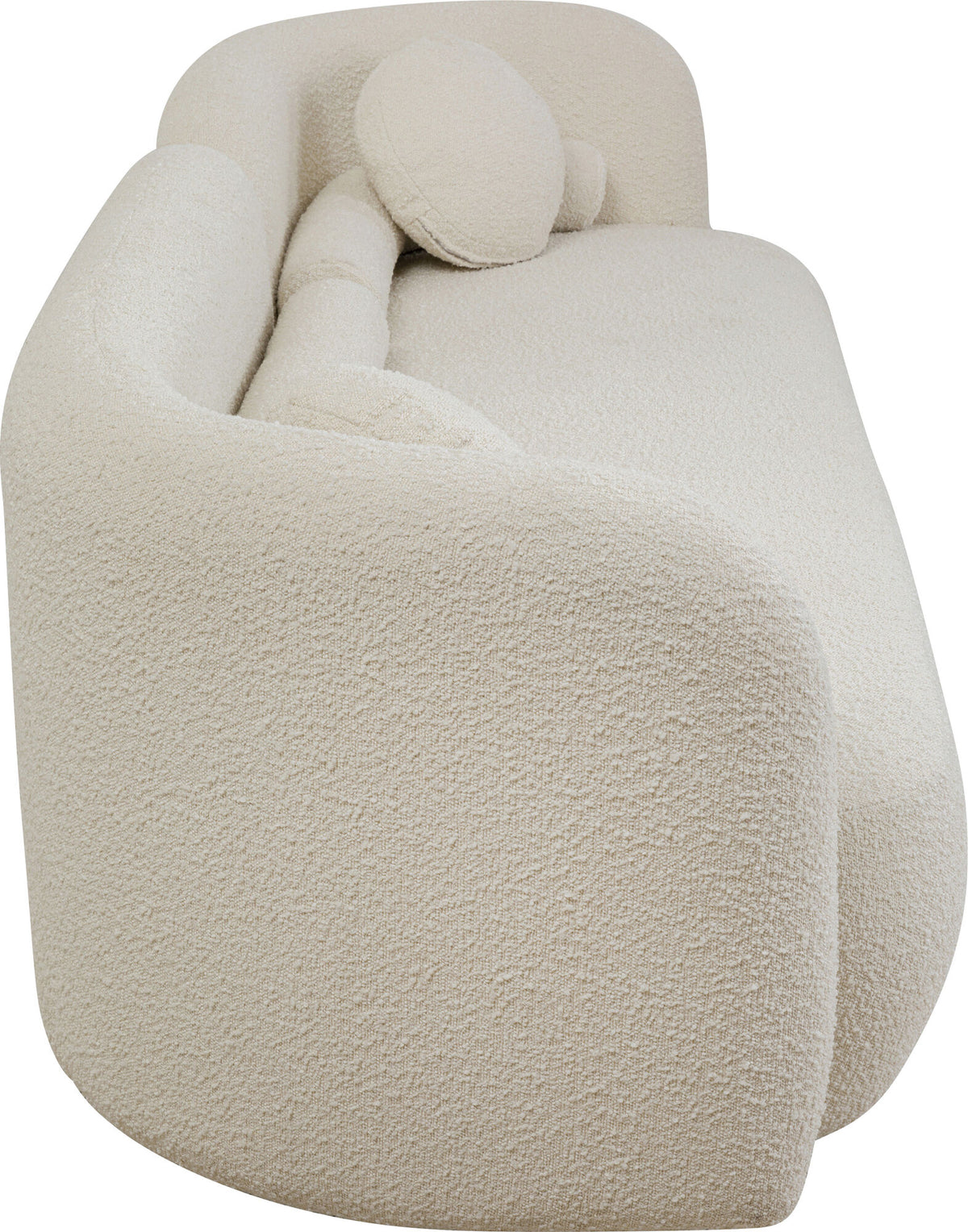 KARE Design Kelly Three-Seat Sofa White 88.6 in