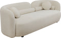 KARE Design Kelly Three-Seat Sofa White 88.6 in