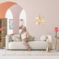 KARE Design Kelly Three-Seat Sofa White 88.6 in