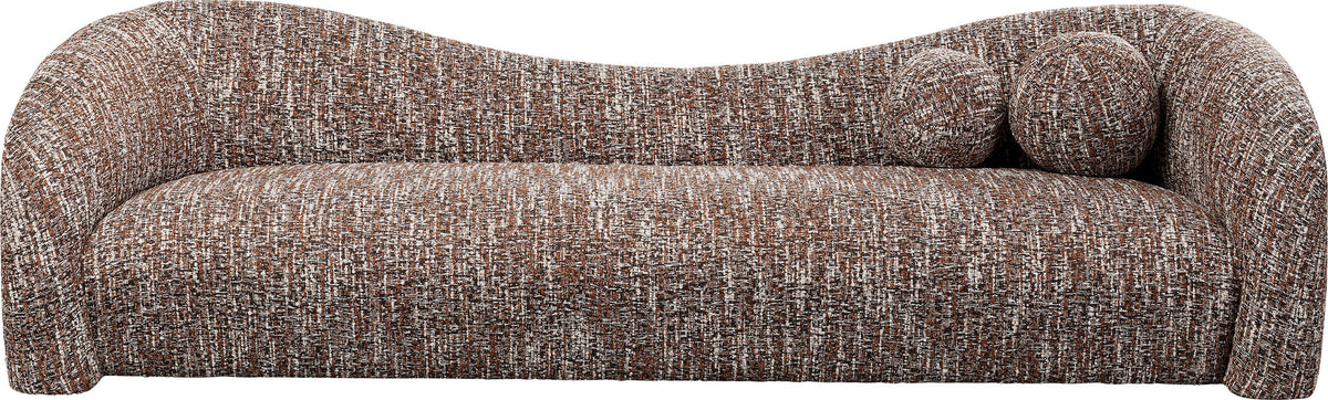 KARE Design Livia Melange 3-Seater Sofa Brown 102.8 in.