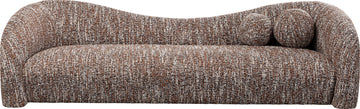 KARE Design Livia Melange 3-Seater Sofa Brown 102.8 in.