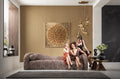 KARE Design Livia Melange 3-Seater Sofa Brown 102.8 in.