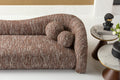 KARE Design Livia Melange 3-Seater Sofa Brown 102.8 in.