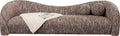 KARE Design Livia Melange 3-Seater Sofa Brown 102.8 in.