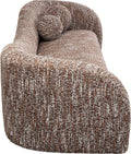 KARE Design Livia Melange 3-Seater Sofa Brown 102.8 in.