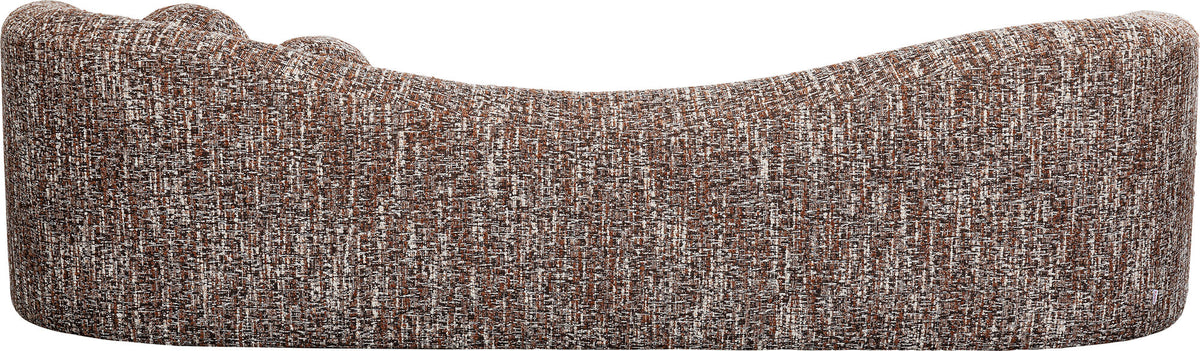 KARE Design Livia Melange 3-Seater Sofa Brown 102.8 in.