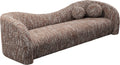 KARE Design Livia Melange 3-Seater Sofa Brown 102.8 in.