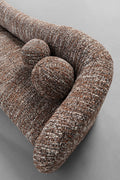 KARE Design Livia Melange 3-Seater Sofa Brown 102.8 in.