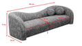 KARE Design Livia Melange 3-Seater Sofa Brown 102.8 in.