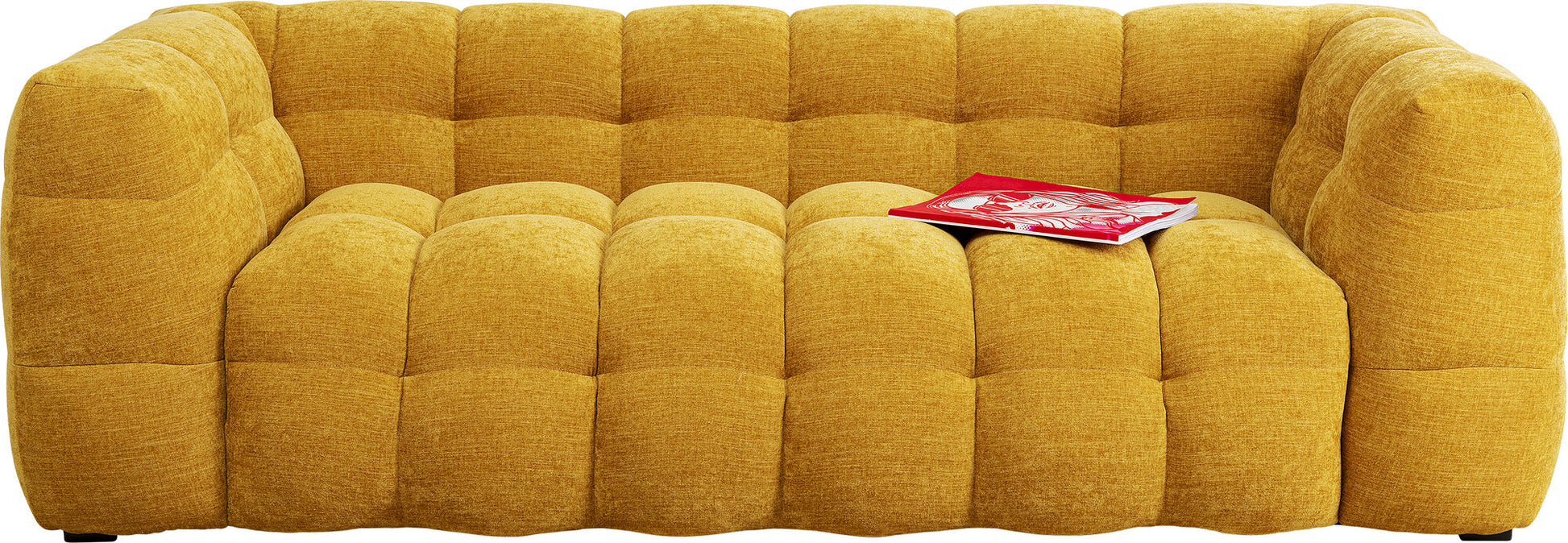 KARE Design Salamanca 3-Seater Sofa Yellow 94.5 in