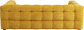 KARE Design Salamanca 3-Seater Sofa Yellow 94.5 in