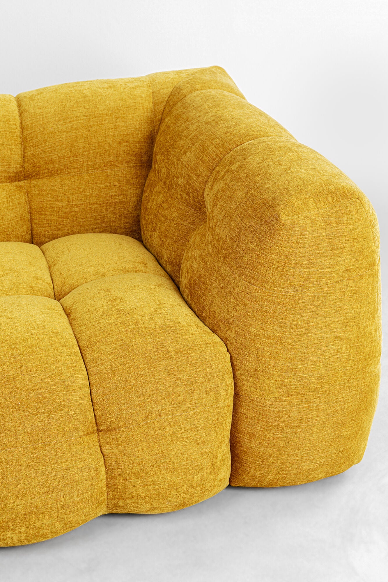 KARE Design Salamanca 3-Seater Sofa Yellow 94.5 in