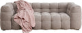 KARE Design Salamanca 3-Seat Sofa Gray 94.5 in.