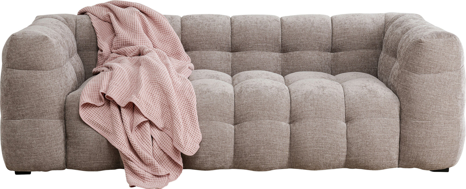 KARE Design Salamanca 3-Seat Sofa Gray 94.5 in.