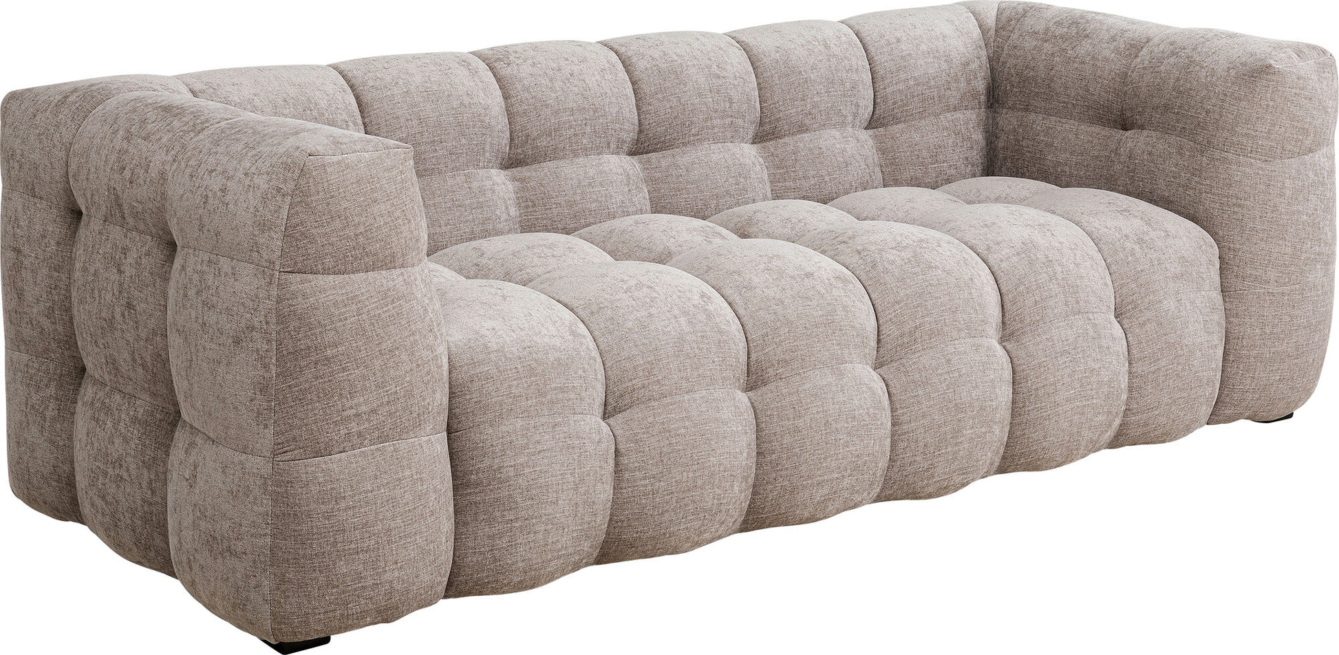 KARE Design Salamanca 3-Seat Sofa Gray 94.5 in.