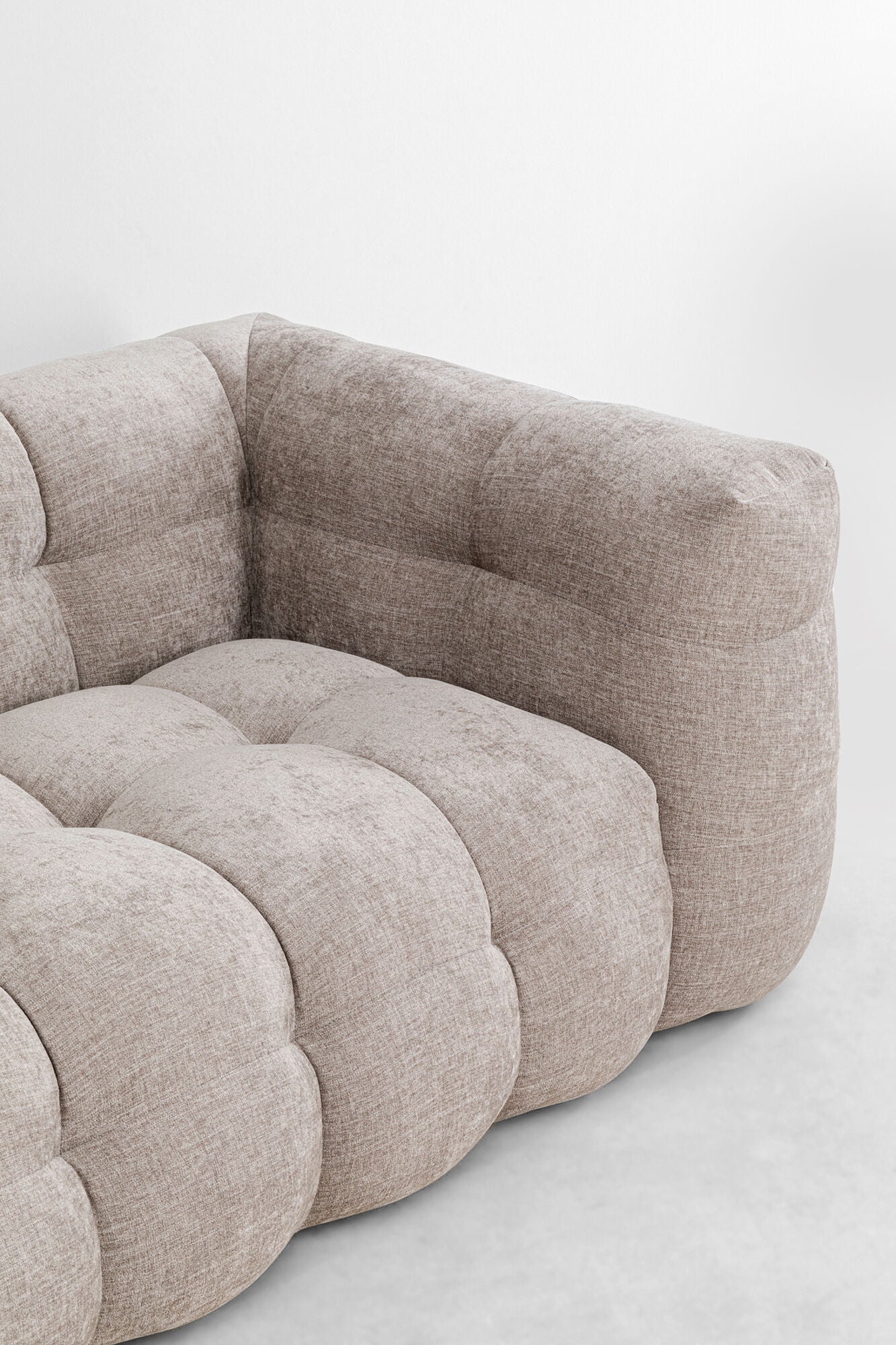 KARE Design Salamanca 3-Seat Sofa Gray 94.5 in.