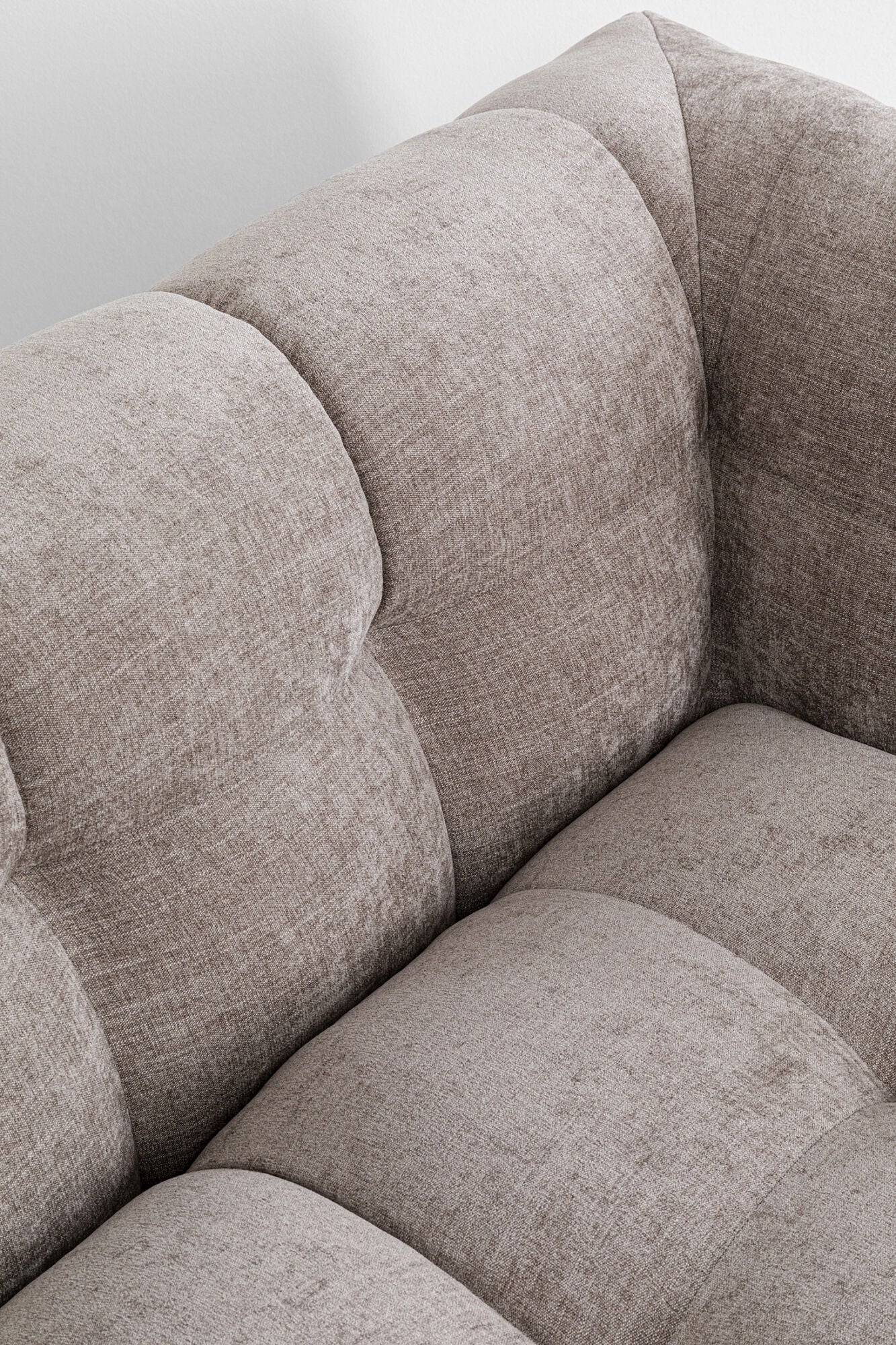 KARE Design Salamanca 3-Seat Sofa Gray 94.5 in.