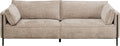 KARE Design Victor 3-Seat Sofa Beige 92 Inch