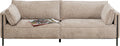 KARE Design Victor 3-Seat Sofa Beige 92 Inch