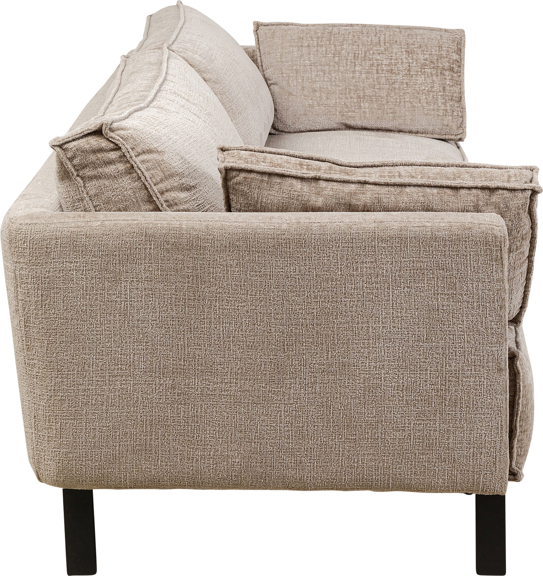 KARE Design Victor 3-Seat Sofa Beige 92 Inch