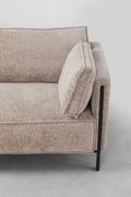 KARE Design Victor 3-Seat Sofa Beige 92 Inch