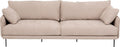 KARE Design Edna Three-Seat Sofa Cream 96.5 in