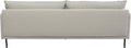 KARE Design Edna Three-Seat Sofa Cream 96.5 in
