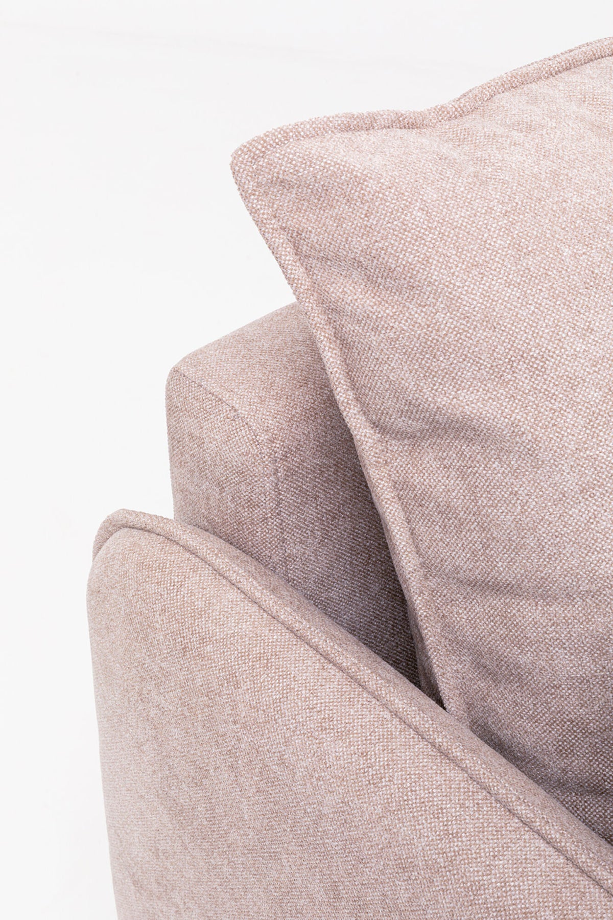 KARE Design Edna Three-Seat Sofa Cream 96.5 in