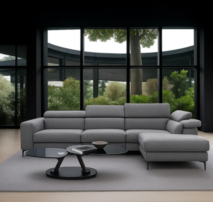 VESPASIAN Power Recliner Corner Sofa FABRIC Right Facing