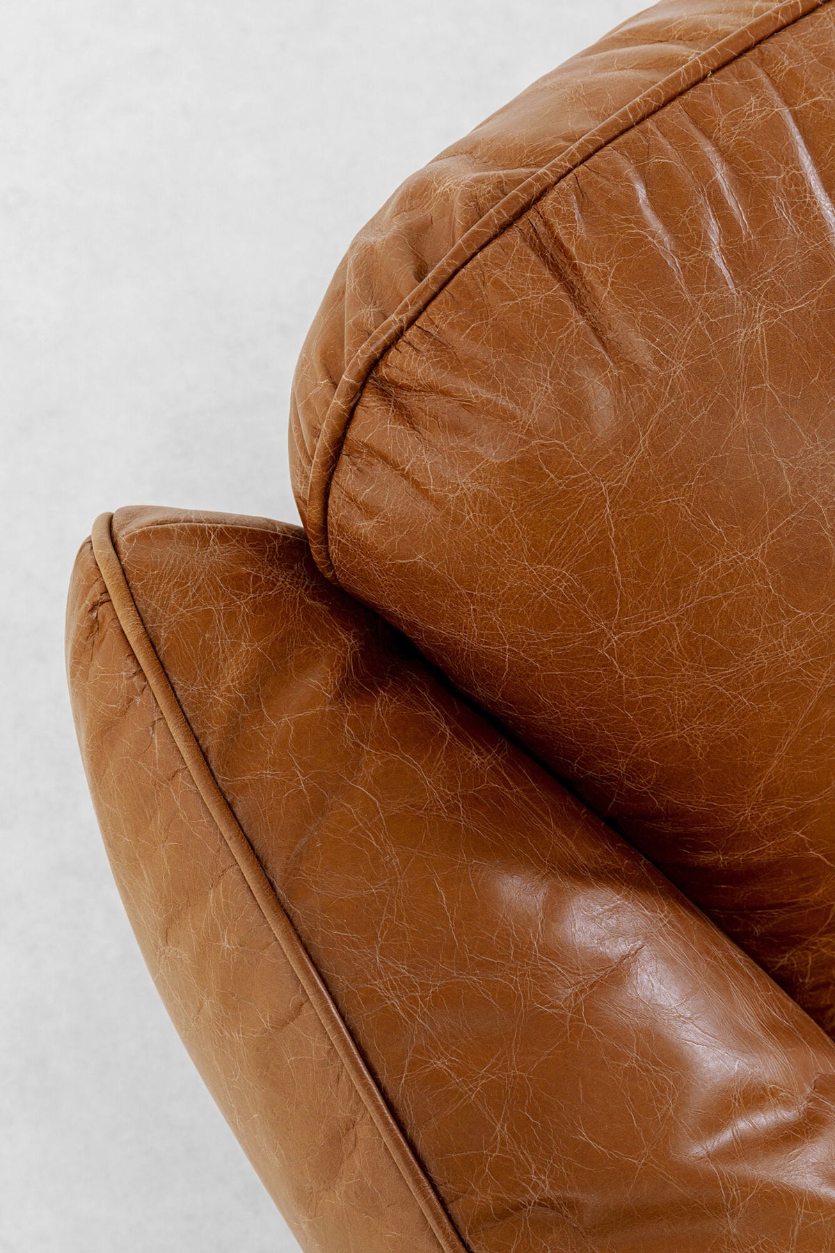 KARE Design Napa Leather Three-Seat Sofa Brown