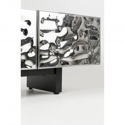 TV Board Caldera Chrome Silver