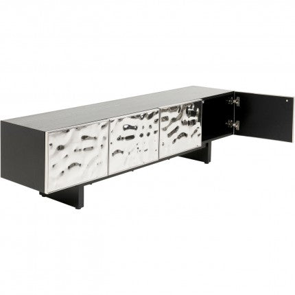 TV Board Caldera Chrome Silver