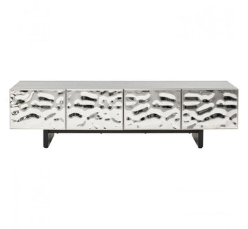 TV Board Caldera Chrome Silver