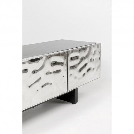 TV Board Caldera Chrome Silver