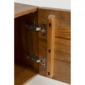 TV Board Gino Solid Mango Wood Brown 55.1x15.7x21.7 in