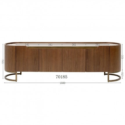 TV Board Giorgio Brown 180x42x55cm