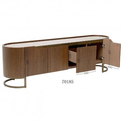 TV Board Giorgio Brown 180x42x55cm