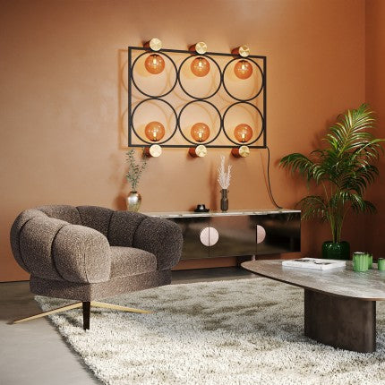 TV Board Lunar Sandstone Bronze 180x45x55 cm