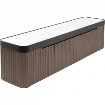 TV Board Phoenix Sandstone Brown 78.7x17.7x19.7in