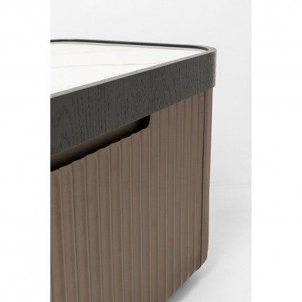 TV Board Phoenix Sandstone Brown 78.7x17.7x19.7in