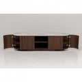 TV Board Ruben Stoneware Brown 63x17.7x17.7 in